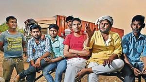 Truck drivers talk about their voting rights at the Sanjay Gandhi Transport Nagar in New Delhi. The country has an estimated nine million goods vehicle drivers.(Raj K Raj/HT PHOTO) Truck drivers talk about their voting rights at the Sanjay Gandhi Transport Nagar in New Delhi. The country has an estimated nine million goods vehicle drivers.(Raj K Raj/HT PHOTO)
