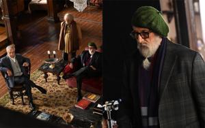 Amitabh Bachchan on the sets of Chehre.(Twitter) Amitabh Bachchan on the sets of Chehre.(Twitter)