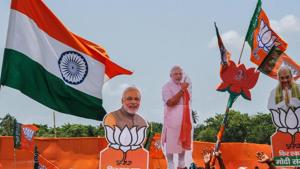 The BJP and RSS affiliates did all they could to position themselves as the main challenger to Banerjee(PTI) The BJP and RSS affiliates did all they could to position themselves as the main challenger to Banerjee(PTI)