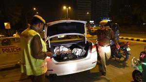 Babulal has been absconding since April 18 after he pushed and shoved police officers and escaped from a check-post in Jadugora without allowing his SUV to be checked. (Image used for representational purpose only).(HT PHOTO) Babulal has been absconding since April 18 after he pushed and shoved police officers and escaped from a check-post in Jadugora without allowing his SUV to be checked. (Image used for representational purpose only).(HT PHOTO)