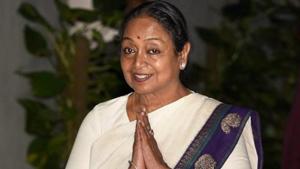 Meira Kumar is the Congress candidate from the Sasaram Lok Sabha seat.(PTI) Meira Kumar is the Congress candidate from the Sasaram Lok Sabha seat.(PTI)