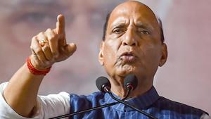 BJP senior party leader Rajnath Singh(PTI file photo) BJP senior party leader Rajnath Singh(PTI file photo)