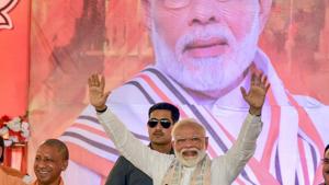 The Prime Minister appealed for residents to vote in large numbers, indicating that he may not interact with them before polls.(PTI/File Photo) The Prime Minister appealed for residents to vote in large numbers, indicating that he may not interact with them before polls.(PTI/File Photo)