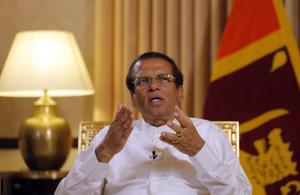 Sri Lankan President Maithripala Sirisena(AP photo) Sri Lankan President Maithripala Sirisena(AP photo)