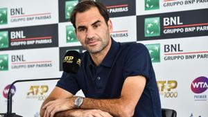 Roger Federer of Switzerland looks on during a press conference at the ATP Masters tennis tournament.(AFP) Roger Federer of Switzerland looks on during a press conference at the ATP Masters tennis tournament.(AFP)