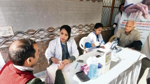 According to health department officials, areas such as Pataudi were chosen for the camps as they have a large population of migrant workers living in slums.(HT Photo) According to health department officials, areas such as Pataudi were chosen for the camps as they have a large population of migrant workers living in slums.(HT Photo)