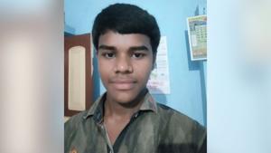 Son of a pulse seller at a weekly village open-air market, Radheyshyam Saha sported the science topper’s crown in Jharkhand intermediate or Class 12 examination, results of which were declared on Tuesday.(Handout image) Son of a pulse seller at a weekly village open-air market, Radheyshyam Saha sported the science topper’s crown in Jharkhand intermediate or Class 12 examination, results of which were declared on Tuesday.(Handout image)