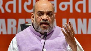 Addressing a press conference here, Amit Shah also said he would not have escaped unhurt without CRPF protection when his convoy was allegedly attacked in Kolkata on Tuesday.(PTI photo)