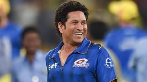 Former Mumbai Indians cricketer Sachin Tendulkar during the Indian Premier League 2019 final.(PTI) Former Mumbai Indians cricketer Sachin Tendulkar during the Indian Premier League 2019 final.(PTI)