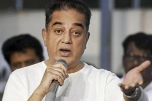 Makkal Needhi Maiam president Kamal Haasan addresses a press conference after announcing the party's Puducherry unit, in Chennai, in January 2019.(PTI FILE) Makkal Needhi Maiam president Kamal Haasan addresses a press conference after announcing the party's Puducherry unit, in Chennai, in January 2019.(PTI FILE)