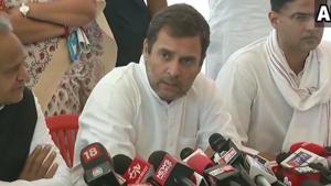 Rahul Gandhi meets Alwar gang-rape survivor, says ‘justice will be done(ANI) Rahul Gandhi meets Alwar gang-rape survivor, says ‘justice will be done(ANI)