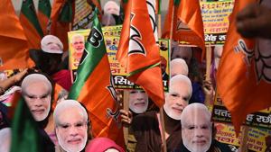 Top ministers of the Union cabinet are camping in the holy city of Varanasi where Prime Minister Narendra Modi is a candidate.(Raj K Raj/HT PHOTO)