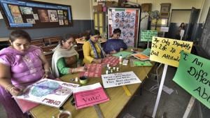 Exit polls, the survey of voters as they come out of polling booths on election day to find out whom they voted, have a mixed track record as their predictions have gone off the mark at times.(HT file photo)