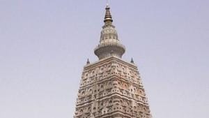 Bodh Gaya has turned into a fortress with heavy security deployed at the three-day mega celebration to mark the 2563rd birth anniversary of Lord Buddha(HTPhotos) Bodh Gaya has turned into a fortress with heavy security deployed at the three-day mega celebration to mark the 2563rd birth anniversary of Lord Buddha(HTPhotos)