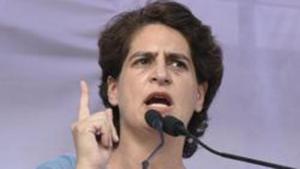Uttar Pradesh, May 9 (ANI): Congress General Secretary Priyanka Gandhi addresses at an election rally(ANI) Uttar Pradesh, May 9 (ANI): Congress General Secretary Priyanka Gandhi addresses at an election rally(ANI)