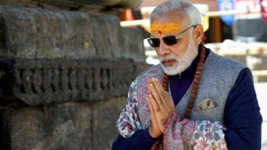 Congress leader and Rajasthan CM Ashok Gehlot also attacked the PM for meditating in Kedarnath, wondering what message he wants to give now.(HT Photo) Congress leader and Rajasthan CM Ashok Gehlot also attacked the PM for meditating in Kedarnath, wondering what message he wants to give now.(HT Photo)