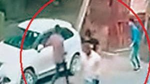 The incident was caught on a CCTV camera, the footage of which went viral on social media on Saturday.(FilePhotos) The incident was caught on a CCTV camera, the footage of which went viral on social media on Saturday.(FilePhotos)