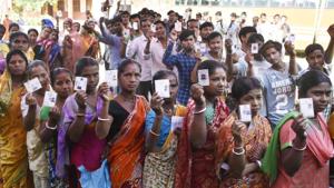 The exit polls predicted a wide range for the Bharatiya Janata Party in Uttar Pradesh, which sends 80 representatives to Parliament: from 33 to 68, although the general direction of the guesstimates suggest that the BJP will win the most seats in the state.(Sameer Sehgal/Hindustan Times) The exit polls predicted a wide range for the Bharatiya Janata Party in Uttar Pradesh, which sends 80 representatives to Parliament: from 33 to 68, although the general direction of the guesstimates suggest that the BJP will win the most seats in the state.(Sameer Sehgal/Hindustan Times)
