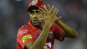 Kings XI Punjab cricketer and team captain Ravichandran Ashwin gestures after victory in the Indian Premier League 2019.(AFP) Kings XI Punjab cricketer and team captain Ravichandran Ashwin gestures after victory in the Indian Premier League 2019.(AFP)