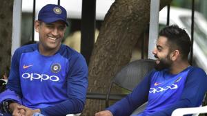 File photo of Virat Kohli and MS Dhoni.(PTI) File photo of Virat Kohli and MS Dhoni.(PTI)