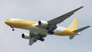 A Singapore-bound Scoot Airways flight made an emergency landing at the Chennai airport in the early hours of Monday.(AFP file photo) A Singapore-bound Scoot Airways flight made an emergency landing at the Chennai airport in the early hours of Monday.(AFP file photo)