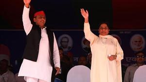 Exit poll projections show SP-BSP coalition gaining seats in Uttar Pradesh(ANI Photo)