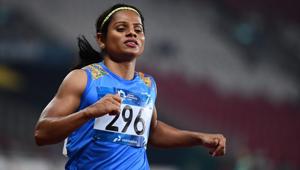 File image of India's Dutee Chand(AFP) File image of India's Dutee Chand(AFP)