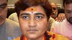 Thakur took her vow of silence in order to atone for her latest comment was on Mahatma Gandhi’s assassin, Nathuram Godse.(PTI File Photo) Thakur took her vow of silence in order to atone for her latest comment was on Mahatma Gandhi’s assassin, Nathuram Godse.(PTI File Photo)