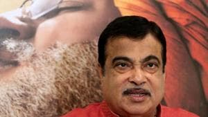 Union Minister Nitin Gadkari interact with media during an event in Nagpur on May 20, 2019. (Photo by Sunny Shende/ HT)(HT)