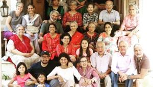 Aamir Khan shared a family photo as wife Kiran Rao’s mother turned 75. Aamir Khan shared a family photo as wife Kiran Rao’s mother turned 75.