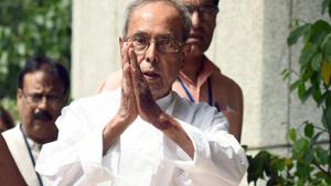 Former President Pranab Mukherjee(Amal KS/HT PHOTO)