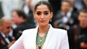 Indian actress Sonam Kapoor poses as she arrives for the screening of the film "Once Upon a Time... in Hollywood" at the 72nd edition of the Cannes Film Festival in Cannes, southern France, on May 21, 2019. (Photo by Alberto PIZZOLI / AFP)(AFP) Indian actress Sonam Kapoor poses as she arrives for the screening of the film "Once Upon a Time... in Hollywood" at the 72nd edition of the Cannes Film Festival in Cannes, southern France, on May 21, 2019. (Photo by Alberto PIZZOLI / AFP)(AFP)