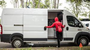 A contract security employee for Google opens the door to her RV she lives in and rents for $800 a month in Mountain View. Photographer: David Paul Morris/Bloomberg(Photographer: David Paul Morris/) A contract security employee for Google opens the door to her RV she lives in and rents for $800 a month in Mountain View. Photographer: David Paul Morris/Bloomberg(Photographer: David Paul Morris/)