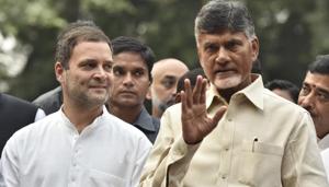 Last week, senior Congress leaders including president Rahul Gandhi, treasurer Ahmed Patel, and senior leader Abhishek Singhvi held a marathon meeting at Gandhi’s residence to chalk out detailed plan for results day, two senior leaders privy to the developments told HT.(Sonu Mehta/HT PHOTO)