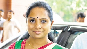 Arvind is the son of rebel TRS leader and Rajya Sabha member D. Srinivas. Kavitha was elected from Nizamabad in 2014.(HT Photo) Arvind is the son of rebel TRS leader and Rajya Sabha member D. Srinivas. Kavitha was elected from Nizamabad in 2014.(HT Photo)