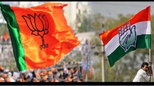 In Meghalaya, Congress has won one of the two seats, while the National People’s Party was leading in the second.(Ht Photo)