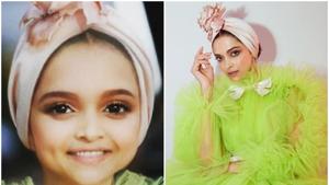 Ranveer Singh shared a cute baby-face filter picture of wife Deepika Padukone from Cannes.(Instagram) Ranveer Singh shared a cute baby-face filter picture of wife Deepika Padukone from Cannes.(Instagram)