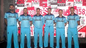 England's Liam Plunkett, Jonny Bairstow, Jason Roy, Joe Root, Eoin Morgan and Jos Buttler pose during the launch(Action Images via Reuters) England's Liam Plunkett, Jonny Bairstow, Jason Roy, Joe Root, Eoin Morgan and Jos Buttler pose during the launch(Action Images via Reuters)