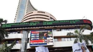 Sensex and Nifty rode a roller-coaster when the budget for 2015 was presented, and they ended the day higher.(PTI photo)