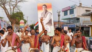 Wayanad: United Democratic Front (UDF) workers participate in a rally(PTI) Wayanad: United Democratic Front (UDF) workers participate in a rally(PTI)