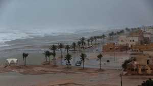 The Royal Oman Police tweeted they had confirmed the identities of the four bodies found in Wadi Bani Khalid, located 200 km from Muscat, and were continuing their search for the two other missing people.(HT Photo) The Royal Oman Police tweeted they had confirmed the identities of the four bodies found in Wadi Bani Khalid, located 200 km from Muscat, and were continuing their search for the two other missing people.(HT Photo)