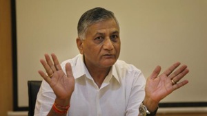For the consecutive time, Bharatiya Janata Party (BJP) candidate and incumbent MP Gen (retd) VK Singh emerged winner from Ghaziabad parliamentary constituency.(HT file photo) For the consecutive time, Bharatiya Janata Party (BJP) candidate and incumbent MP Gen (retd) VK Singh emerged winner from Ghaziabad parliamentary constituency.(HT file photo)