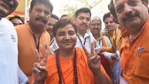 Barely six months after the Congress formed the government in Madhya Pradesh (MP), the Bharatiya Janata Party (BJP) reversed its state poll losses and won 28 of the 29 Lok Sabha seats in the state on Thursday.(Mujeeb Faruqui/HT Photo) Barely six months after the Congress formed the government in Madhya Pradesh (MP), the Bharatiya Janata Party (BJP) reversed its state poll losses and won 28 of the 29 Lok Sabha seats in the state on Thursday.(Mujeeb Faruqui/HT Photo)