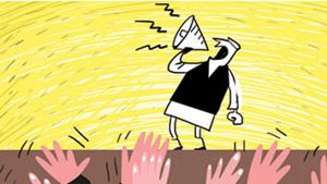 Every political party has them, but some have more claques than others because they can afford to pay more for the rent-a-crowd audiences their leaders need to feel encouraged and emboldened by.(Illustration by Sudhir Shetty/HT) Every political party has them, but some have more claques than others because they can afford to pay more for the rent-a-crowd audiences their leaders need to feel encouraged and emboldened by.(Illustration by Sudhir Shetty/HT)