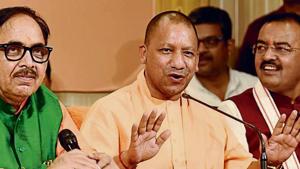 While informally discussing the Gorakhpur victory, Yogi did admit his concern over poor management of the election in his stronghold during the initial days(HTPhoto) While informally discussing the Gorakhpur victory, Yogi did admit his concern over poor management of the election in his stronghold during the initial days(HTPhoto)