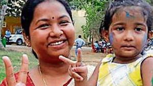 Congress’ Geeta Koda registered victory from Singhbhum parliamentary constituency in the general elections.(HTPhoto) Congress’ Geeta Koda registered victory from Singhbhum parliamentary constituency in the general elections.(HTPhoto)
