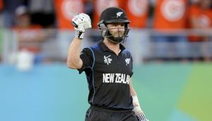 FILE: New Zealand's Kane Williamson, right, celebrates after scoring the winning runs to defeat Australia in their Cricket World Cup match in Auckland, New Zealand 2015.(AP) FILE: New Zealand's Kane Williamson, right, celebrates after scoring the winning runs to defeat Australia in their Cricket World Cup match in Auckland, New Zealand 2015.(AP)