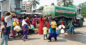 The residents alleged that the water crisis is the outcome of stalled projects that failed to receive a push from the Panvel City Municipal Corporation (PCMC).(HT FILE/Pic for representation) The residents alleged that the water crisis is the outcome of stalled projects that failed to receive a push from the Panvel City Municipal Corporation (PCMC).(HT FILE/Pic for representation)