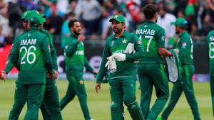 ICC Cricket World Cup Warm-Up Match - Pakistan v Afghanistan - County Ground, Bristol, Britain - May 24, 2019 Pakistan's Sarfraz Ahmed looks dejected after losing the match.(Action Images via Reuters) ICC Cricket World Cup Warm-Up Match - Pakistan v Afghanistan - County Ground, Bristol, Britain - May 24, 2019 Pakistan's Sarfraz Ahmed looks dejected after losing the match.(Action Images via Reuters)