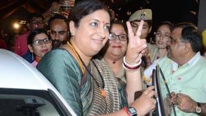 One of the biggest victories in Uttar Pradesh was of BJP’s Smriti Irani over Congress president Rahul Gandhi in the Gandhi family bastion of Amethi.(AFP File) One of the biggest victories in Uttar Pradesh was of BJP’s Smriti Irani over Congress president Rahul Gandhi in the Gandhi family bastion of Amethi.(AFP File)